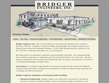 Tablet Screenshot of bridgerengineers.com